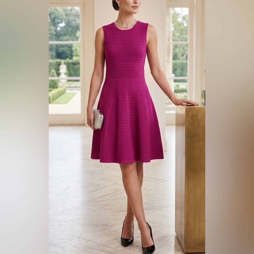 Ted Baker Fuchsia Textured Dress